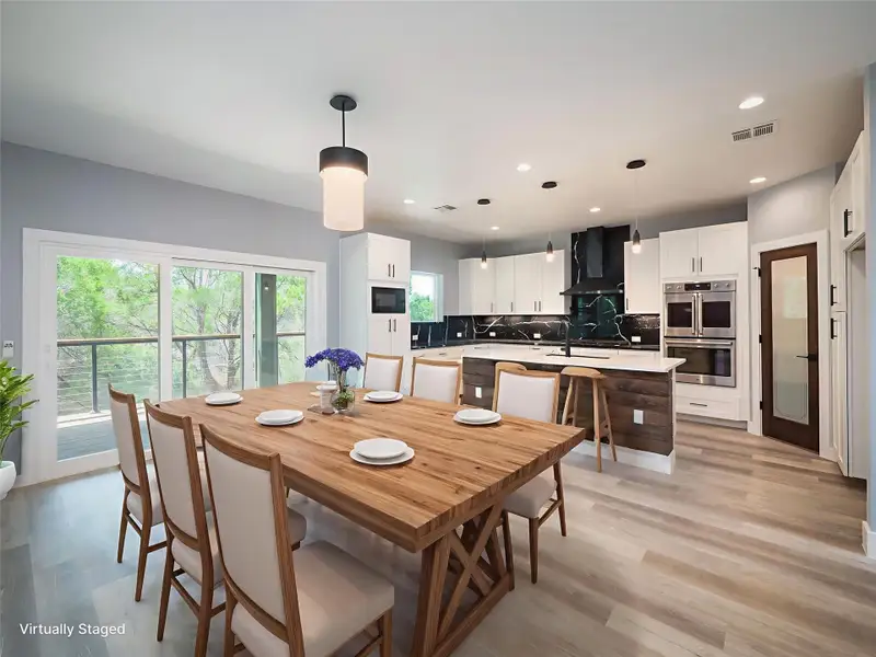 Furnished interior view inside a new home in , Leander (Image 7).