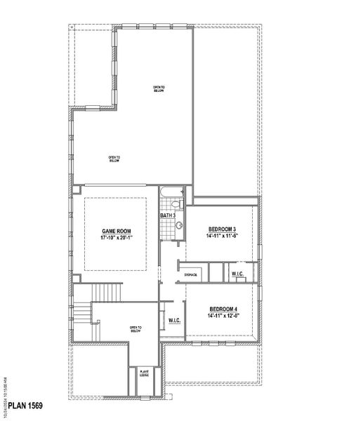 Plan 1569 2nd Floor