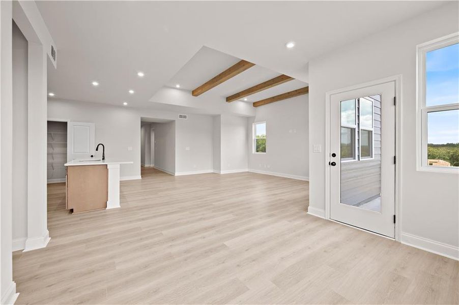 Spacious, unfurnished interior of a new home in Gatherings® at GreenHouse, Marietta (Image 35).