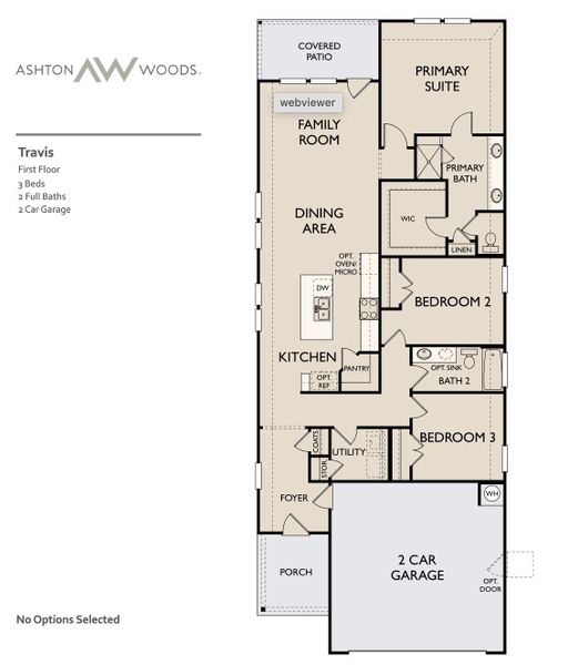 2D floor plan layout of this home in Cannon Ranch 40s, Dripping Springs, TX (Image 5).
