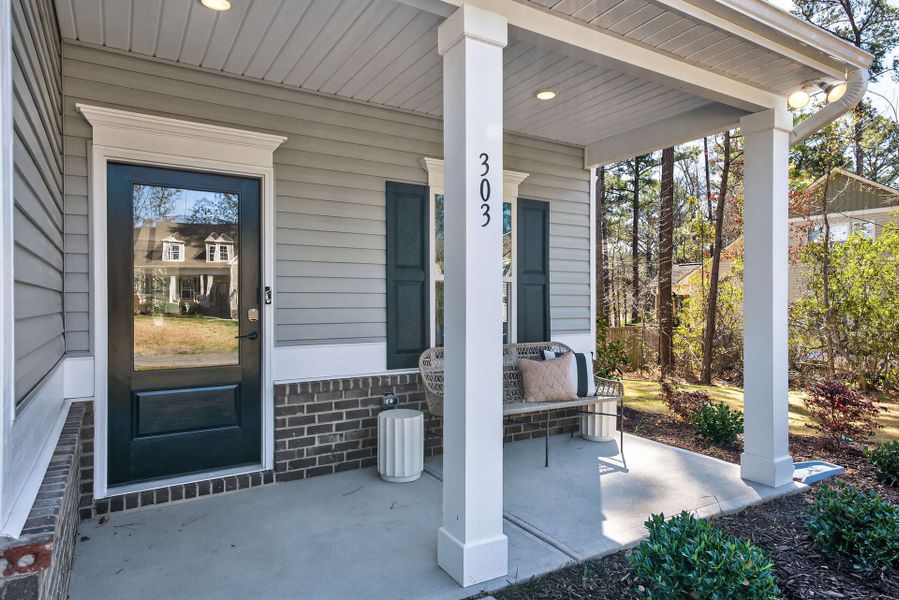Exterior details and patio area of a home in Arbor Glen, Sanford (Image 3). Exterior details and patio area of a home in Arbor Glen, Sanford (Image 3).
