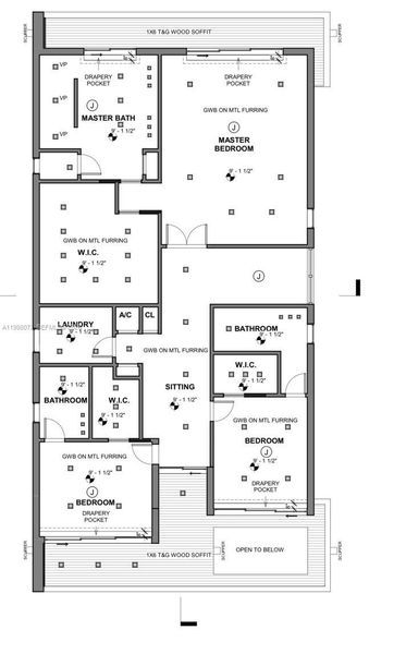 2D floor plan layout of this home in , Miami, FL (Image 6).