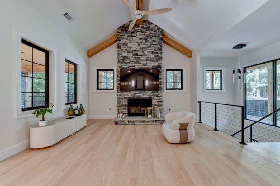 Furnished interior view inside a new home in , Gainesville (Image 10).