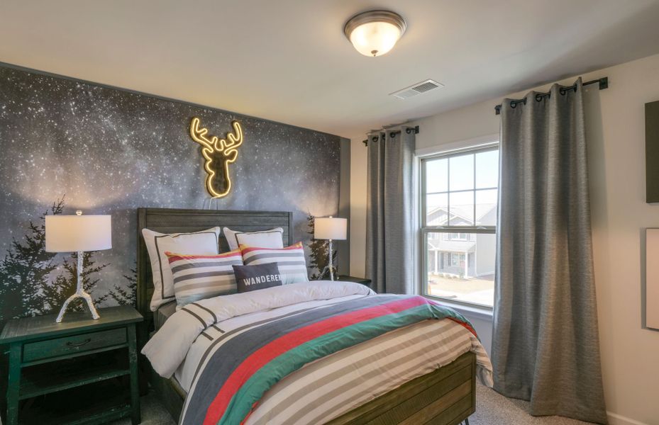 Furnished interior view inside a new home in Providence Oaks, Fuquay Varina (Image 6).