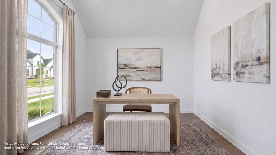 Furnished interior view inside a new home in Sweetgrass, Haslet (Image 10).