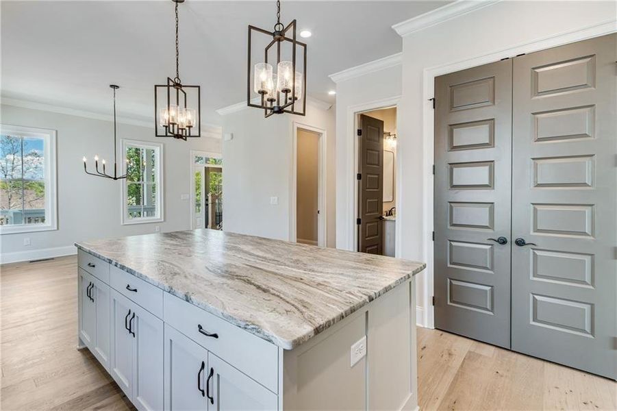 Furnished interior view inside a new home in , Dacula (Image 8).