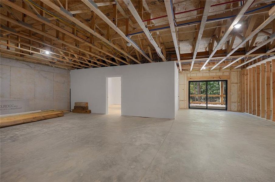 In-progress construction of a new home in , Talking Rock, GA (Image 49).