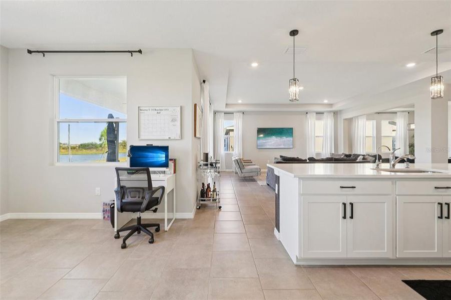 Furnished interior view inside a new home in , San Antonio (Image 45). Furnished interior view inside a new home in , San Antonio (Image 45).