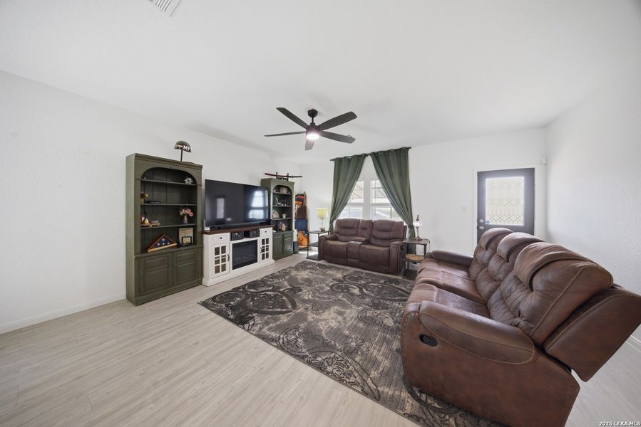 Furnished interior view inside a new home in Sage Meadows, St. Hedwig (Image 10).