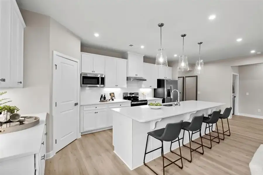 Representative furnished interior of a home built from the Palladio by Ryan Homes in Carolina Crofts, Greenville (Image 10).