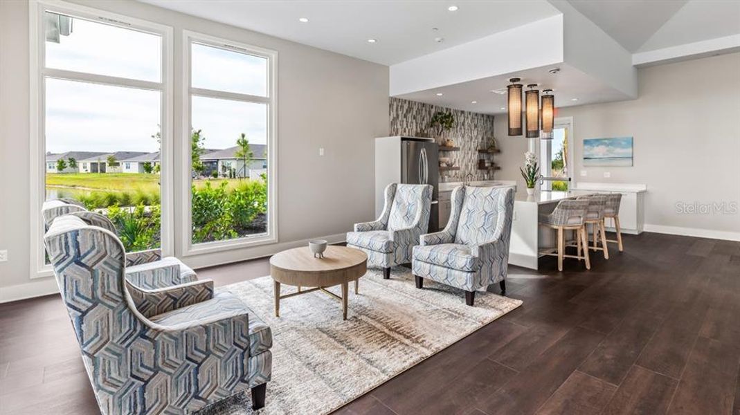 Furnished interior view inside a new home in Cove at West Port - Express, Port Charlotte (Image 7).