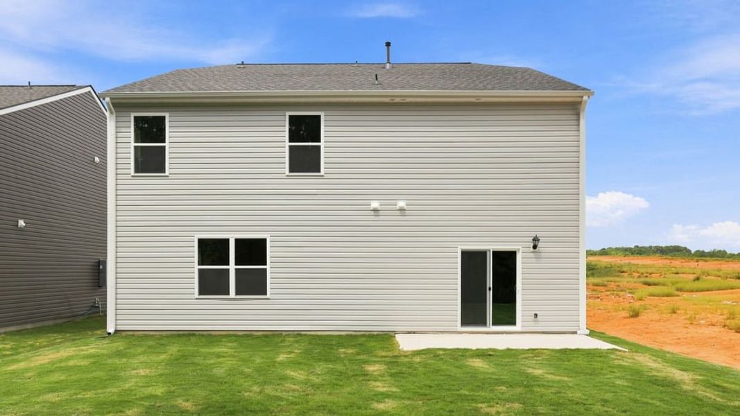 Exterior details and patio area of a home in Hunters Ridge, Woodruff (Image 23).