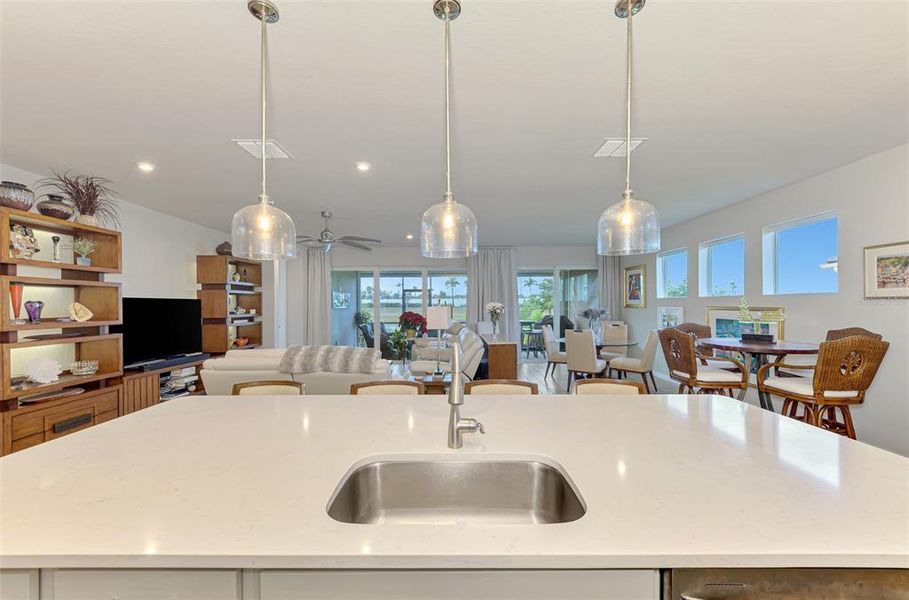 Furnished interior view inside a new home in Brightmore at Wellen Park, Venice (Image 8). Furnished interior view inside a new home in Brightmore at Wellen Park, Venice (Image 8).