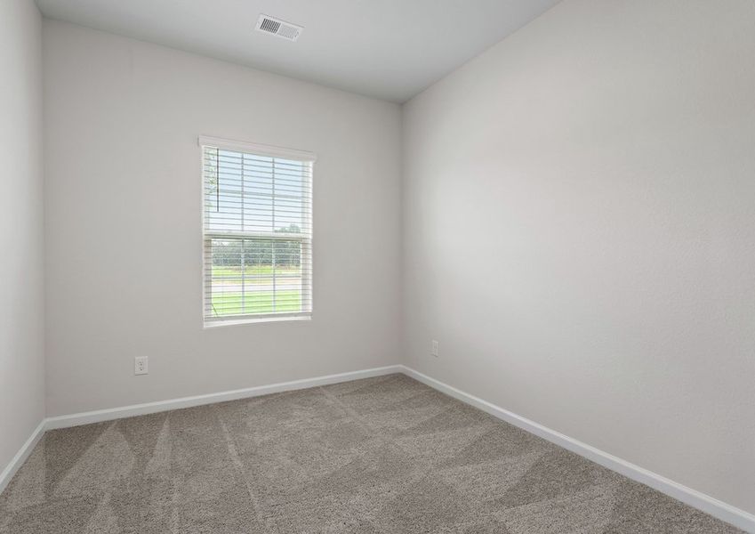 Each bedroom has its own closet