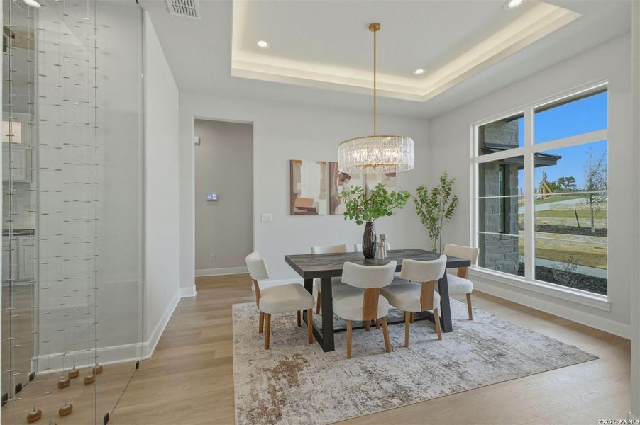 Furnished interior view inside a new home in , San Antonio (Image 36).