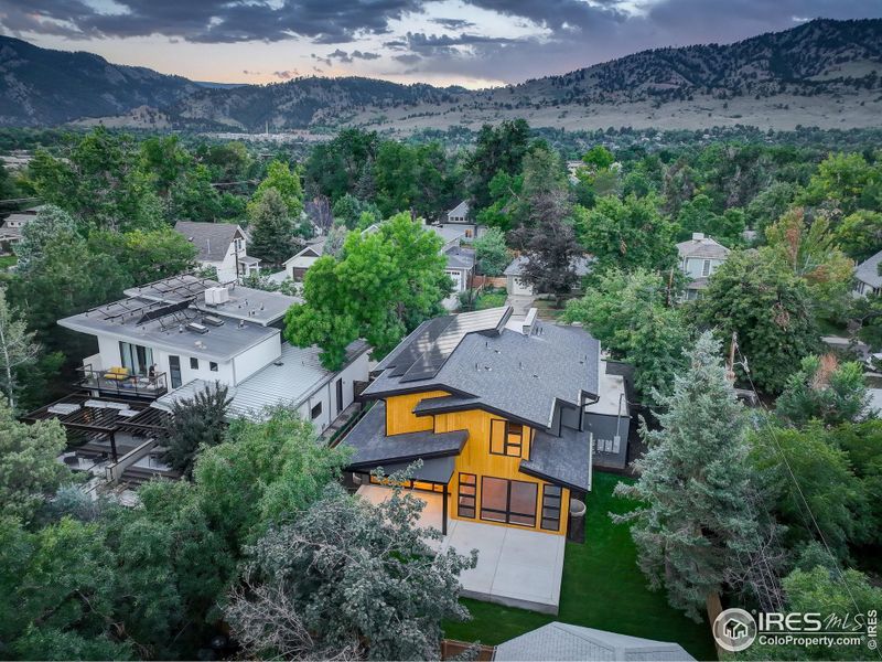 Newly Completed, Net Zero home walking distance for Ideal Market, Sweet Cow and the Boulder Wine Merchant