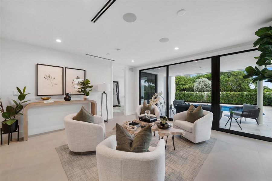 Furnished interior view inside a new home in , Fort Lauderdale (Image 11).