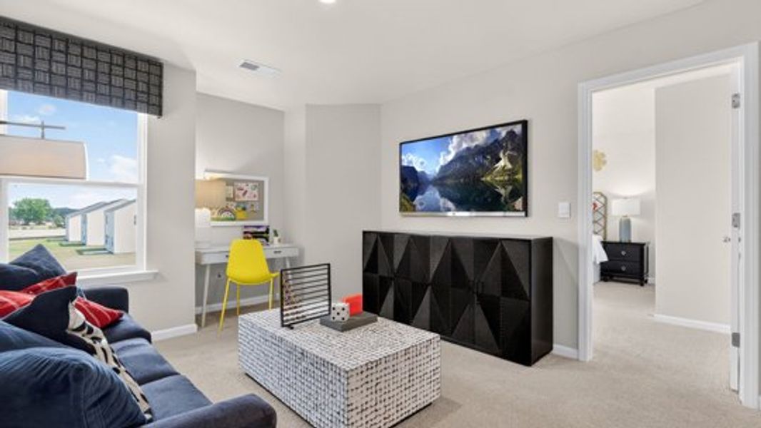 Furnished interior view inside a new home in Cross Creek, Spring Lake (Image 15).