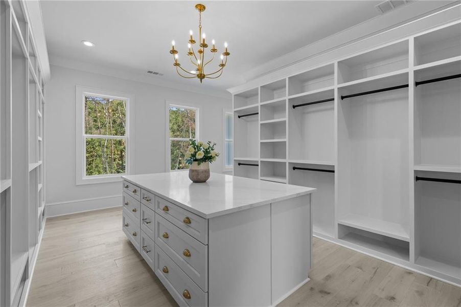 Furnished interior view inside a new home in , Dacula (Image 40).