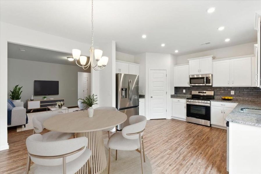 Furnished interior view inside a new home in , Cartersville (Image 13). Furnished interior view inside a new home in , Cartersville (Image 13).