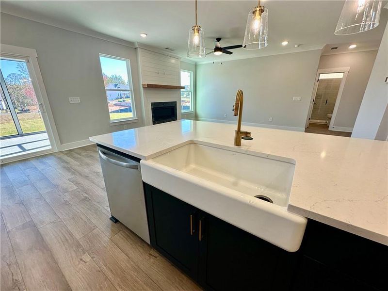 Furnished interior view inside a new home in Twin Lakes, Hoschton (Image 6).