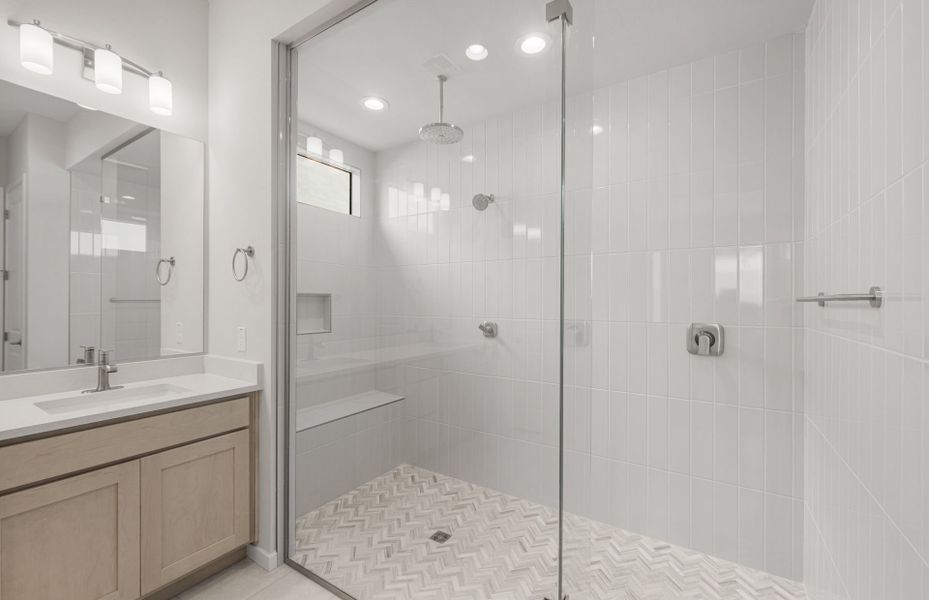 Furnished interior view inside a new home in Regent Hills - Meadow Series, Buckeye (Image 12).
