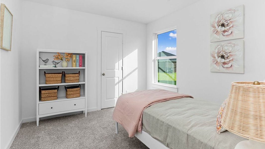 Furnished interior view inside a new home in Tamarron, Fulshear (Image 12).