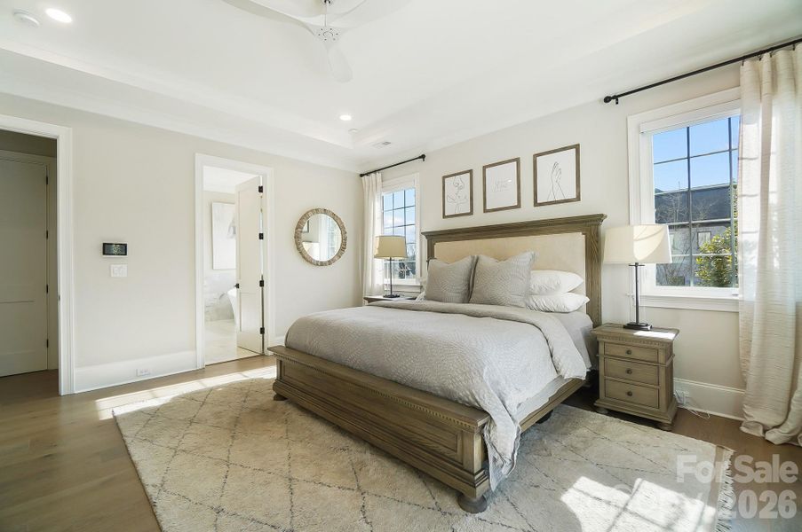 Furnished interior view inside a new home in , Weddington (Image 28).