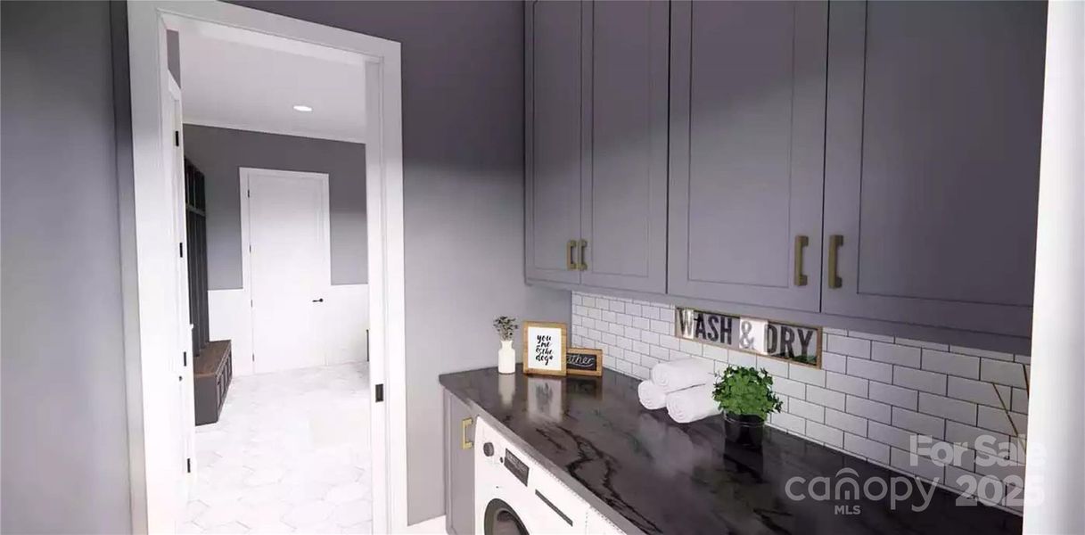 Furnished interior view inside a new home in , Denver (Image 22).