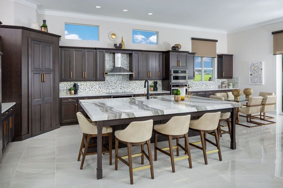 Furnished interior view inside a new home in Westlake, Westlake (Image 12).