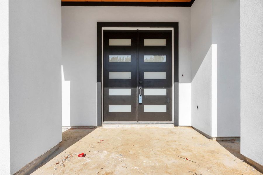 Custom front door. Custom front door.