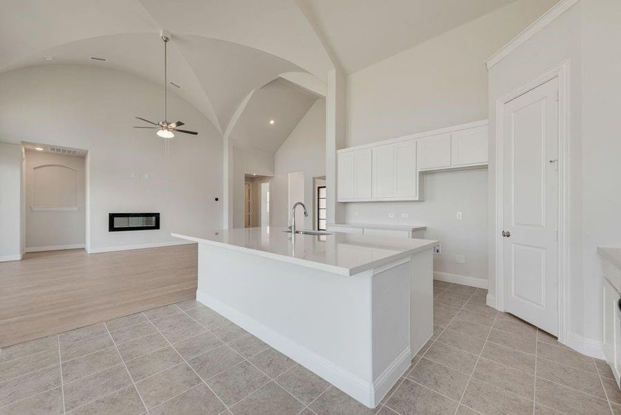 Furnished interior view inside a new home in Breezy Hill, Rockwall (Image 9).