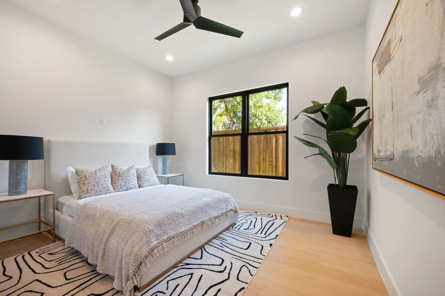Furnished interior view inside a new home in , Dallas (Image 5).