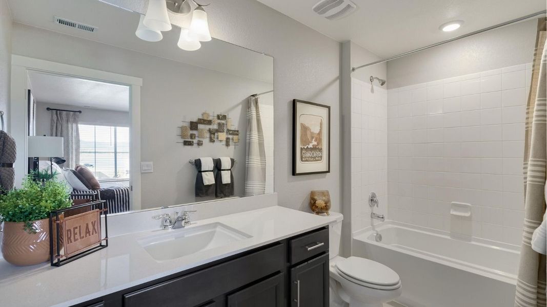 Furnished interior view inside a new home in Vantage, Berthoud (Image 27).