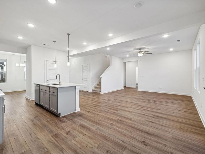 Spacious, unfurnished interior of a new home in Calista Farms, White House (Image 16). Spacious, unfurnished interior of a new home in Calista Farms, White House (Image 16).