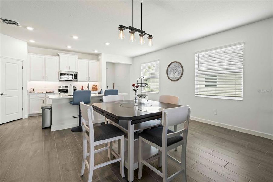Furnished interior view inside a new home in Angeline Active Adult, Land O' Lakes (Image 18). Furnished interior view inside a new home in Angeline Active Adult, Land O' Lakes (Image 18).