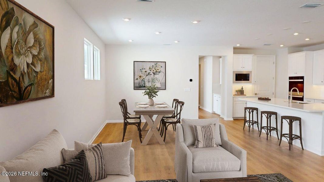 Furnished interior view inside a new home in RiverTown, St. Johns (Image 7).