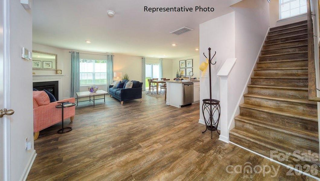 Furnished interior view inside a new home in Zion Springs, Hickory (Image 7).