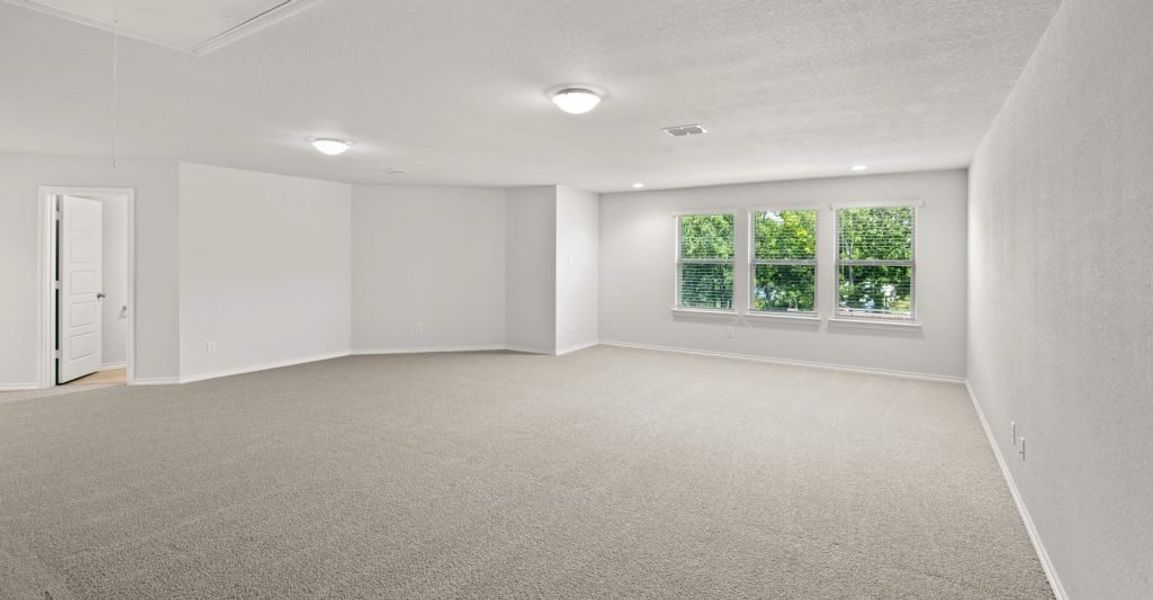 Representative exterior photo of a completed home built from the Hadleigh by Impression Homes in Mountain Valley, Burleson, TX (Image 13). Representative exterior photo of a completed home built from the Hadleigh by Impression Homes in Mountain Valley, Burleson, TX (Image 13).