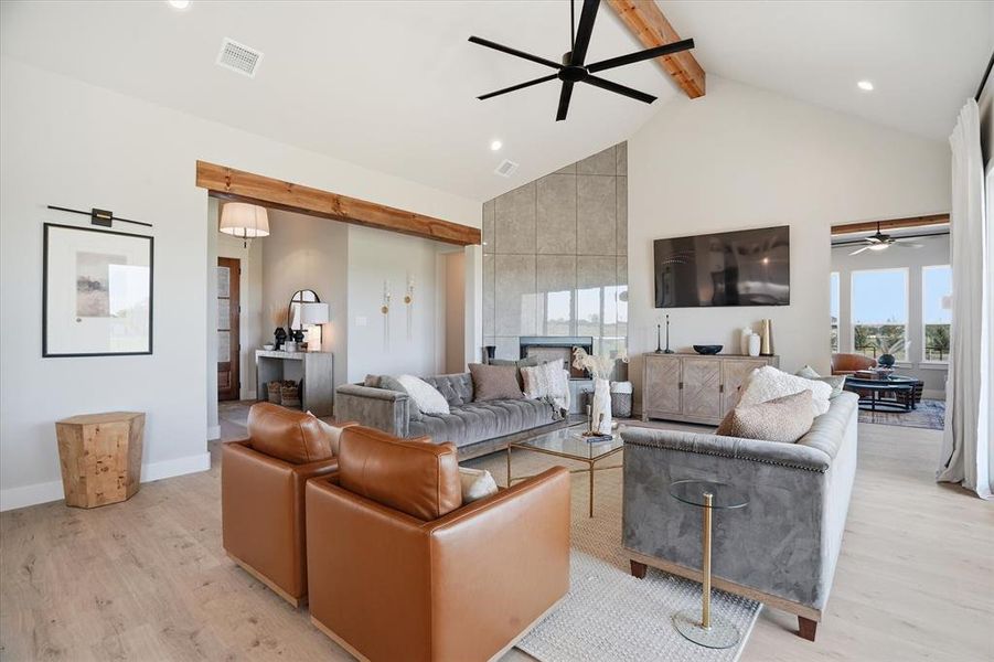 Furnished interior view inside a new home in , Weatherford (Image 18).