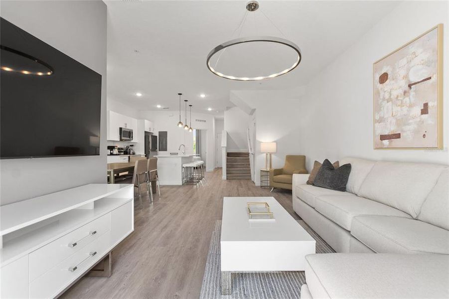 Furnished interior view inside a new home in , Davenport (Image 35).