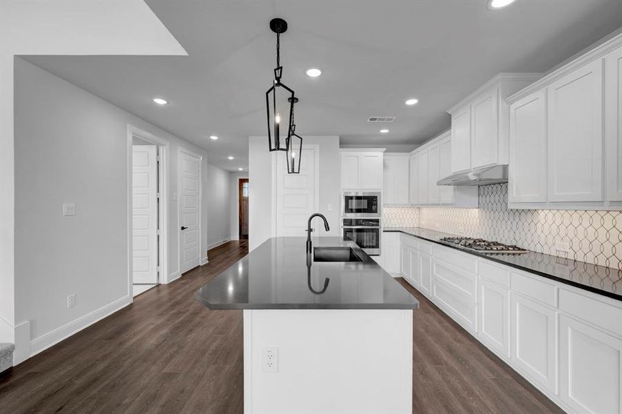 Furnished interior view inside a new home in Treeline, Justin (Image 10).