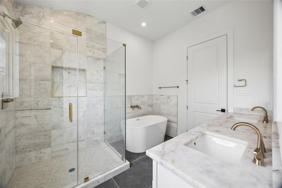 Furnished interior view inside a new home in , Houston (Image 13).