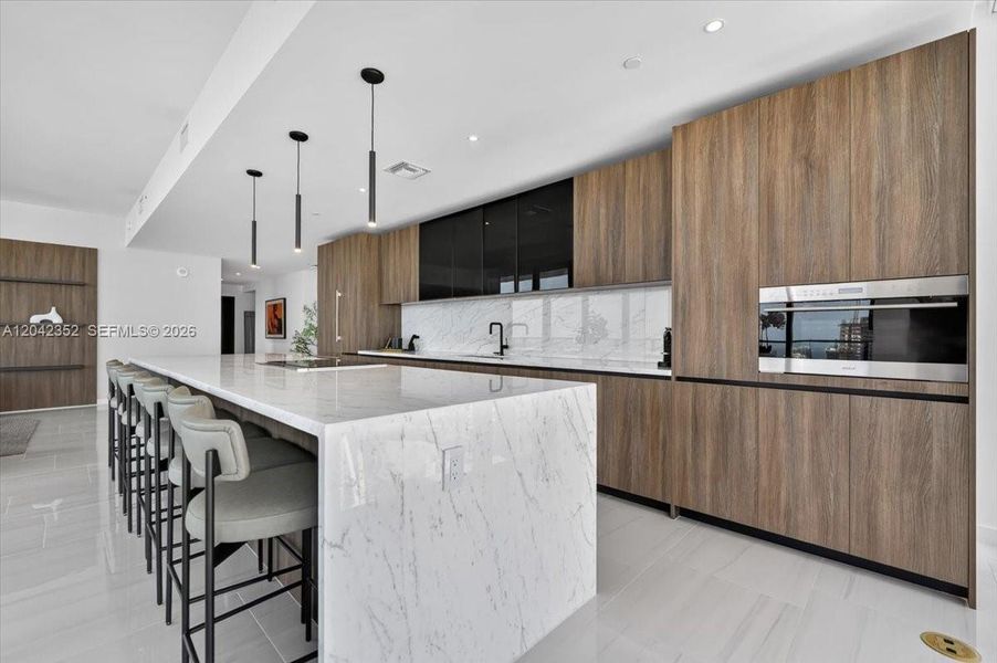 Furnished interior view inside a new home in , Miami (Image 28).