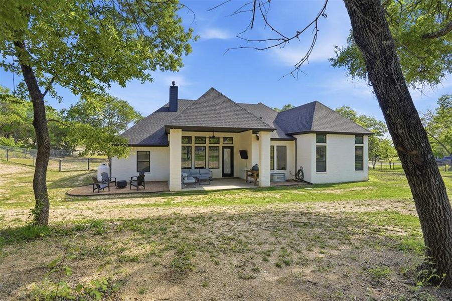 Exterior details and patio area of a home in , Azle (Image 25). Exterior details and patio area of a home in , Azle (Image 25).