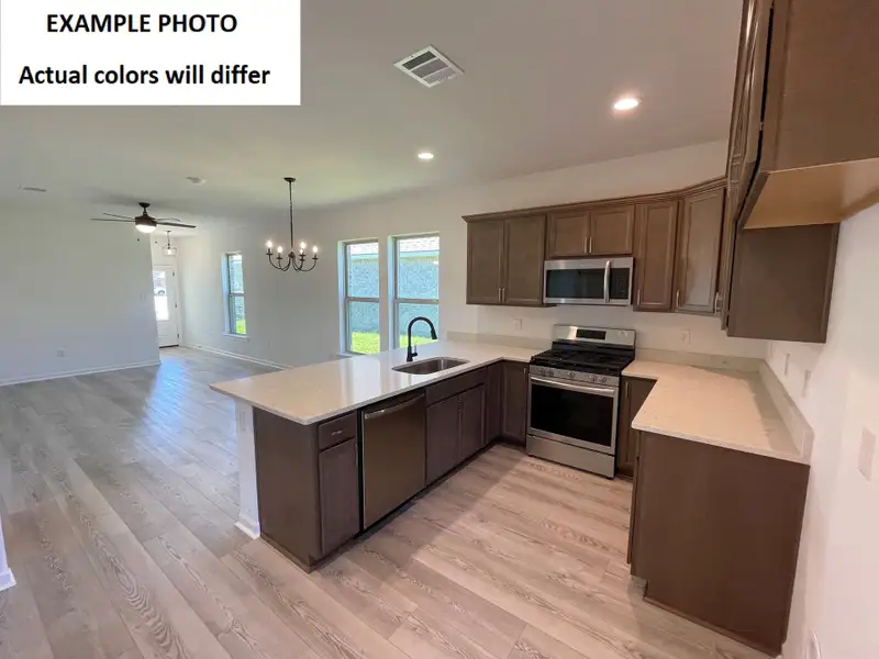 Furnished interior view inside a new home in Natureview, Freeport (Image 3).