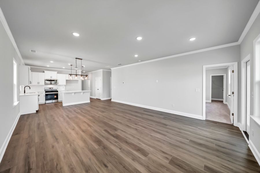 Spacious, unfurnished interior of a new home in Monroe Preserve, Chapin (Image 46).
