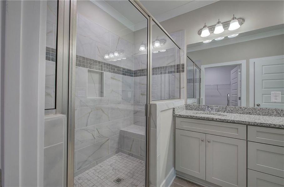 Furnished interior view inside a new home in , Cartersville (Image 10).