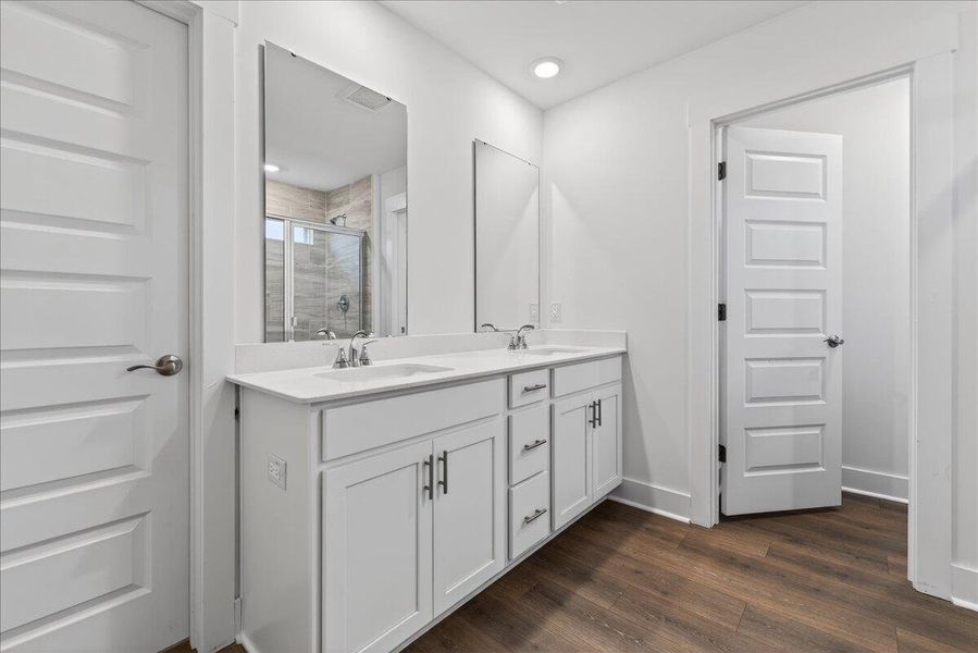 Furnished interior view inside a new home in The Coves at Lakes of Cane Bay, Summerville (Image 10).