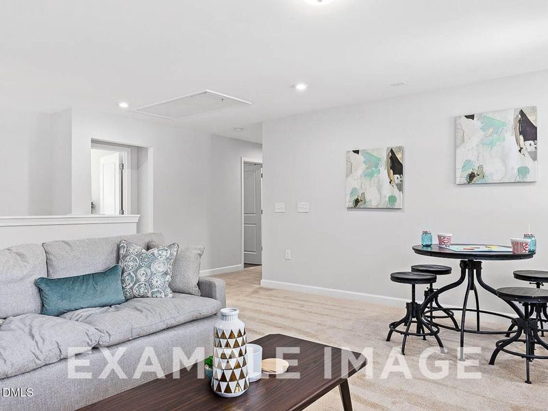 Furnished interior view inside a new home in Retreat at North Main, Lillington (Image 16). Furnished interior view inside a new home in Retreat at North Main, Lillington (Image 16).